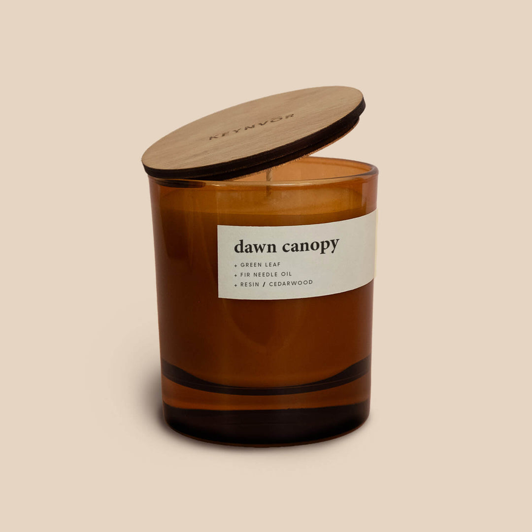dawn canopy | green + earthy premium soy candle