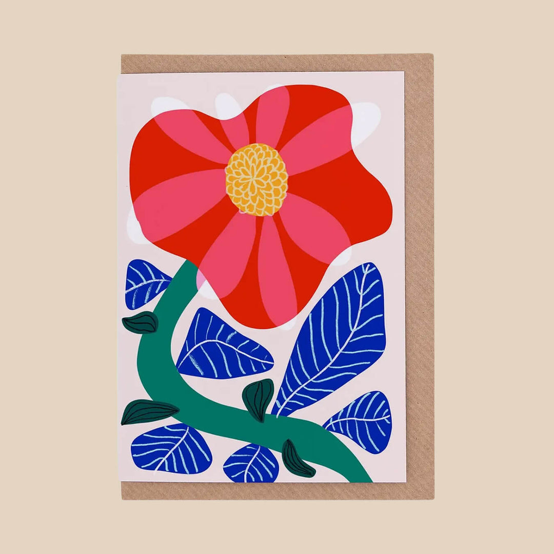 Camelia Pop Greetings Card