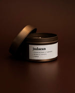 Load image into Gallery viewer, judaean | small rose gold tin candle
