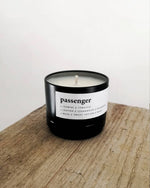 Load image into Gallery viewer, passenger -  small noir tin candle
