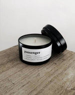 Load image into Gallery viewer, passenger -  small noir tin candle
